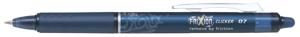 Pilot FriXion Ball Clicker roller, intrekbaar, medium punt, 0,7 mm, zwart-blauw