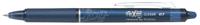 Pilot FriXion Ball Clicker roller, intrekbaar, medium punt, 0,7 mm, zwart-blauw