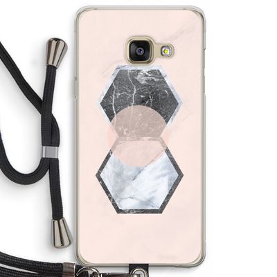 Creatieve toets: Samsung Galaxy A3 (2016) Transparant Hoesje met koord