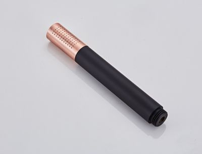 Staafhanddouche SaniClear Copper Pro | 1 Stand | Rond | Geborsteld koper/Zwart