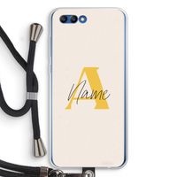 Amber Script: Honor 10 Transparant Hoesje met koord