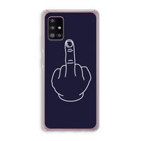 F**k U: Samsung Galaxy A51 5G Transparant Hoesje