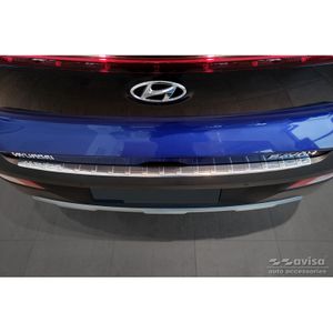 RVS Bumper beschermer passend voor Hyundai Bayon 2021- 'Ribs' AV235529