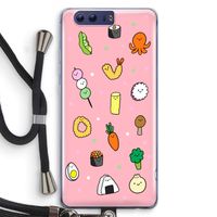 Happy bento friends: Honor 9 Transparant Hoesje met koord