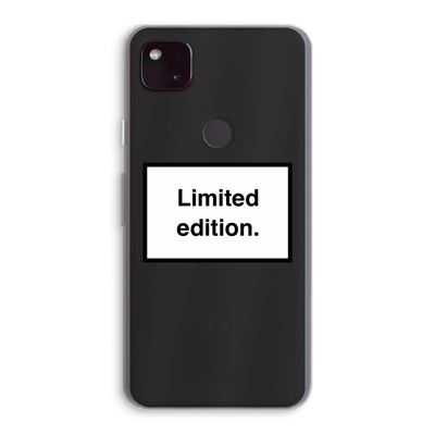 Limited edition: Google Pixel 4a 5G Transparant Hoesje