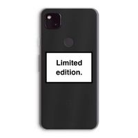 Limited edition: Google Pixel 4a 5G Transparant Hoesje