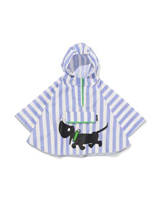 HEMA Takkie babyponcho strepen blauw (blauw)