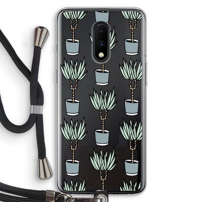 Boompje: OnePlus 7 Transparant Hoesje met koord