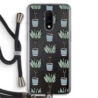 Boompje: OnePlus 7 Transparant Hoesje met koord