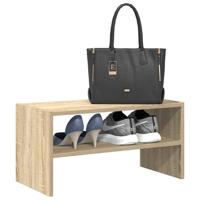 VidaXL Schoenenrek stapelbaar 60x30x30,5 cm sonoma eikenkleurig
