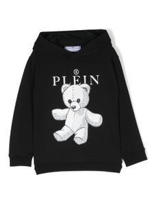 Philipp Plein Junior hoodie à logo imprimé - Noir