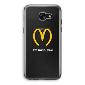 I'm lovin' you: Samsung Galaxy A5 (2017) Transparant Hoesje
