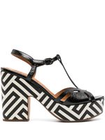 Chie Mihara sandales Jinga 120 mm en cuir - Noir - thumbnail