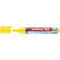 Viltstift edding 385 flipover penseel geel | 10 stuks