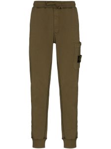 Stone Island pantalon de jogging à chevilles élastiquées - Vert