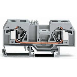 WAGO 283-901 Doorgangsklem 12 mm Spanveer Toewijzing: L Grijs 20 stuk(s)