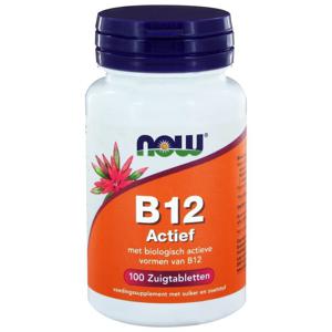 NOW Vitamine B12 actief (100 zuigtabl)