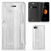 iPhone 7 | 8 | SE (2020) | SE (2022) Book Wallet Case White Wood