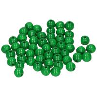Hobby kralen - hout - D10 mm - 260x stuks - groen - DIY sieraden maken - Kralen rijgen