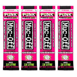 MUC-OFF Punk Powder motorreiniger navulling, Shampoo en kuismiddel voor de motorfiets, 4 stuks