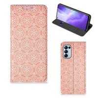 OPPO Find X3 Lite | Hoesje met Magneet | Pattern Orange
