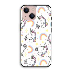 Rainbow Unicorn: iPhone 13 Biologisch afbreekbaar hoesje