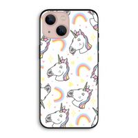 Rainbow Unicorn: iPhone 13 Biologisch afbreekbaar hoesje
