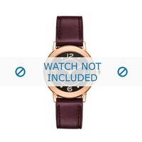 Horlogeband Marc by Marc Jacobs MJ1474 Leder Bordeaux 14mm