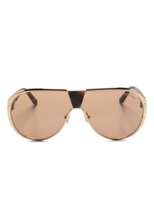 TOM FORD Eyewear lunettes de soleil Vicenzo à monture pilote - Marron