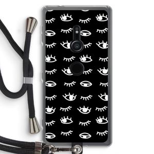 Eye pattern #3: Sony Xperia XZ2 Transparant Hoesje met koord