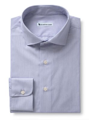 MERRIGI - Marineblauw gestreepte poplin MILLERAIE - TUFO 5