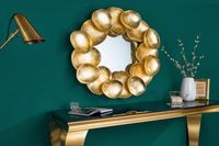 Design spiegel VARIATIE L 73cm goud van metaal handgemaakt - 43222 - thumbnail