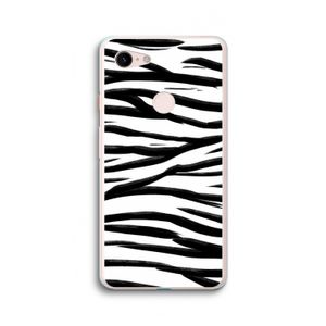 Zebra pattern: Google Pixel 3 XL Transparant Hoesje