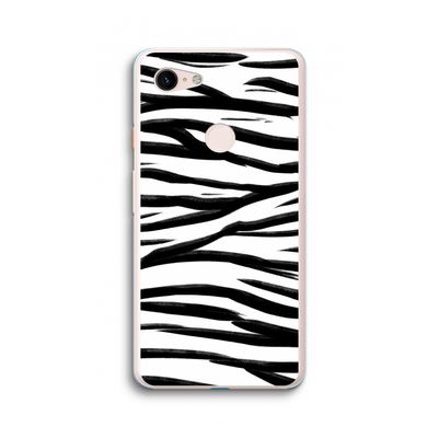 Zebra pattern: Google Pixel 3 XL Transparant Hoesje