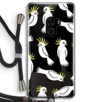 Papegaai: Xiaomi Mi Mix 2 Transparant Hoesje met koord