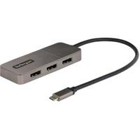 StarTech.com 3-Port USB-C Multi-Monitor Adapter, USB Type-C naar 3x DisplayPort 1.4 MST Hub, Triple StarTech.com 3-Port USB-C Multi-Monitor Adapter, USB Type-C naar 3x DisplayPort 1.4 MST Hub, Triple