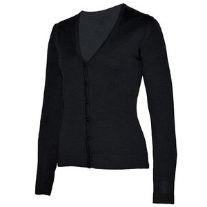 Giovanni Capraro 29340-19 Cardigan Damesvest - Zwart Melee