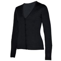 Giovanni Capraro 29340-19 Cardigan Damesvest - Zwart Melee