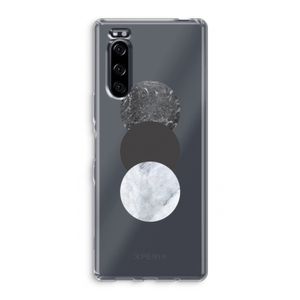 Marmeren cirkels: Sony Xperia 5 Transparant Hoesje