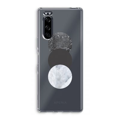 Marmeren cirkels: Sony Xperia 5 Transparant Hoesje