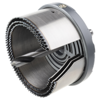 Wolfcraft Super-gatzaag | 3-delig | D22mm | Ø60, 67, 74mm | 1 set - 2154000