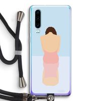 Mirror: Huawei P30 Transparant Hoesje met koord