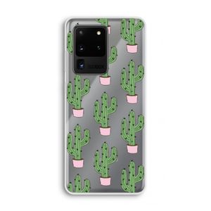 Cactus Lover: Samsung Galaxy S20 Ultra Transparant Hoesje