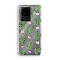 Cactus Lover: Samsung Galaxy S20 Ultra Transparant Hoesje