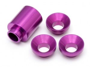Spacer set for clutch bell holder (purple)