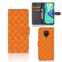 Xiaomi Redmi Note 9 Pro | Note 9S Telefoon Hoesje Batik Oranje