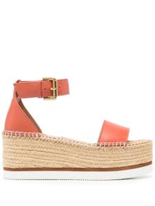 See by Chloé espadrilles à plateforme 75 mm - Rose