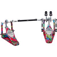 Tama Iron Cobra 900 Power Glide Marble Psychedelic Rainbow Limited Edition dubbel bassdrumpedaal