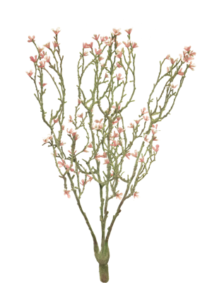 (Best) Mini star flower bush pink 44 cm kunstbloem - Nova nature