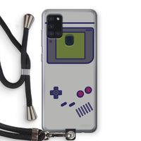 Game On: Samsung Galaxy A21s Transparant Hoesje met koord